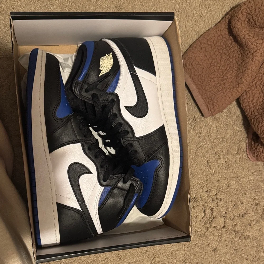 Jordan 1 Retro Royal Toe Blue with box - Picture 1 of 7